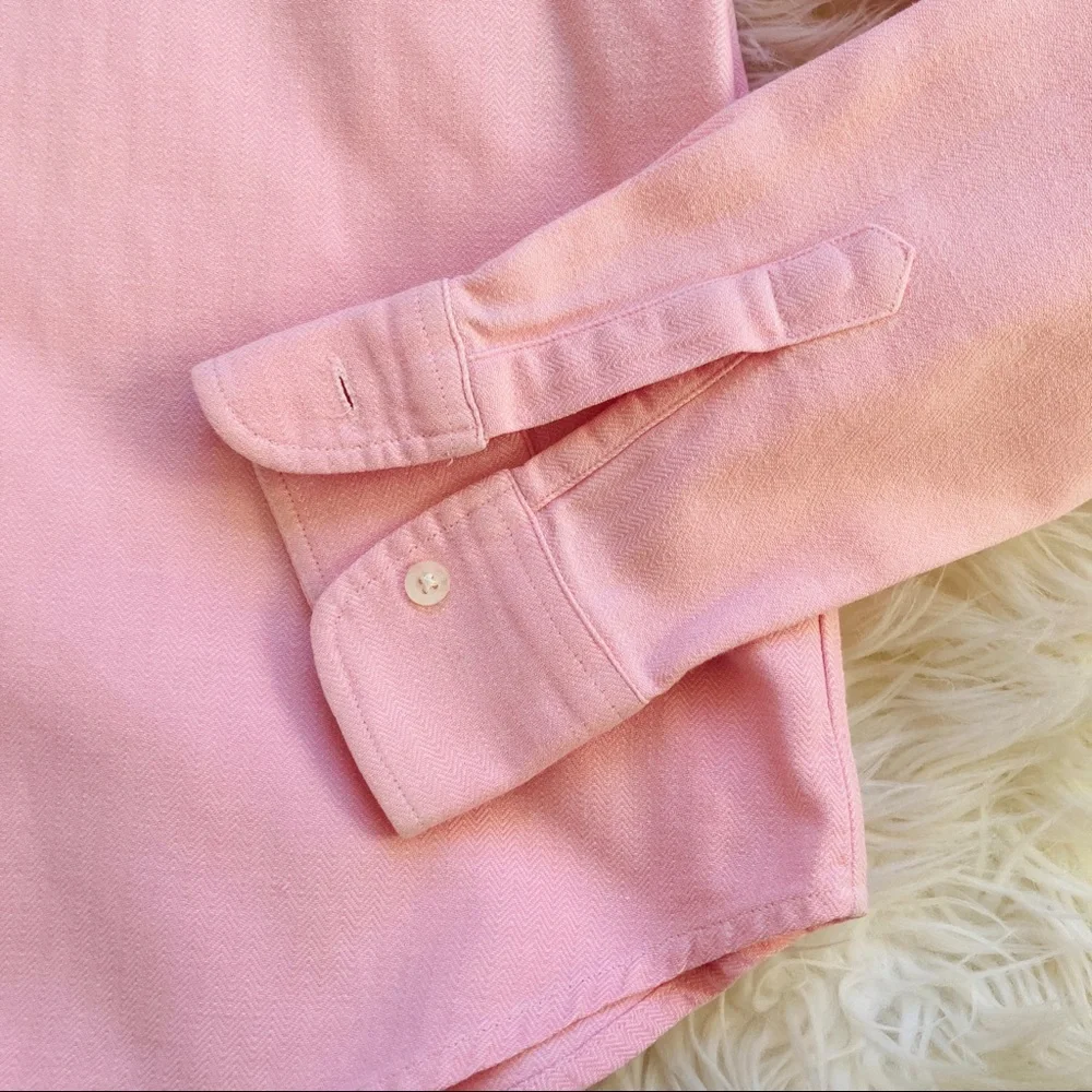 Ralph Lauren | Pink Cotton Button Down Blouse - Picture 2 of 4